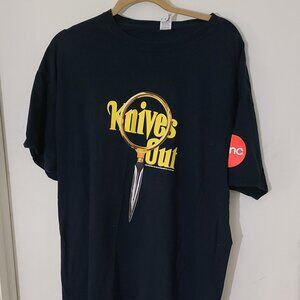 Knives Out Movie Promo Shirt XL Black 2019 Lions Gate AMC